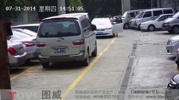 200万像素-某广州停车场通道超高清视频监控录像演示